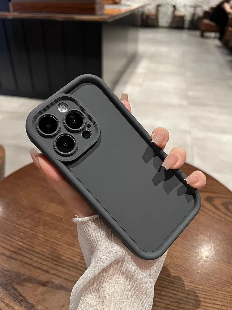 Custodia per telefono carina per iPhone 15 14 13 12 11 Pro Max, morbida custodia in silicone per iPhone X 14 15 Plus, protezione per la fotocamera