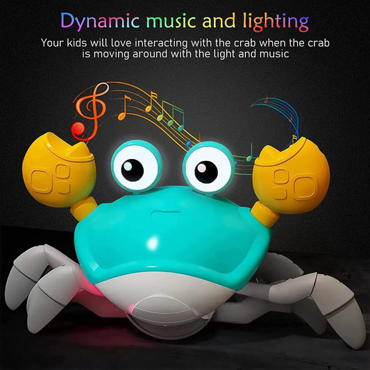 Funzione di rilevamento automatico del granchio con musica e luce