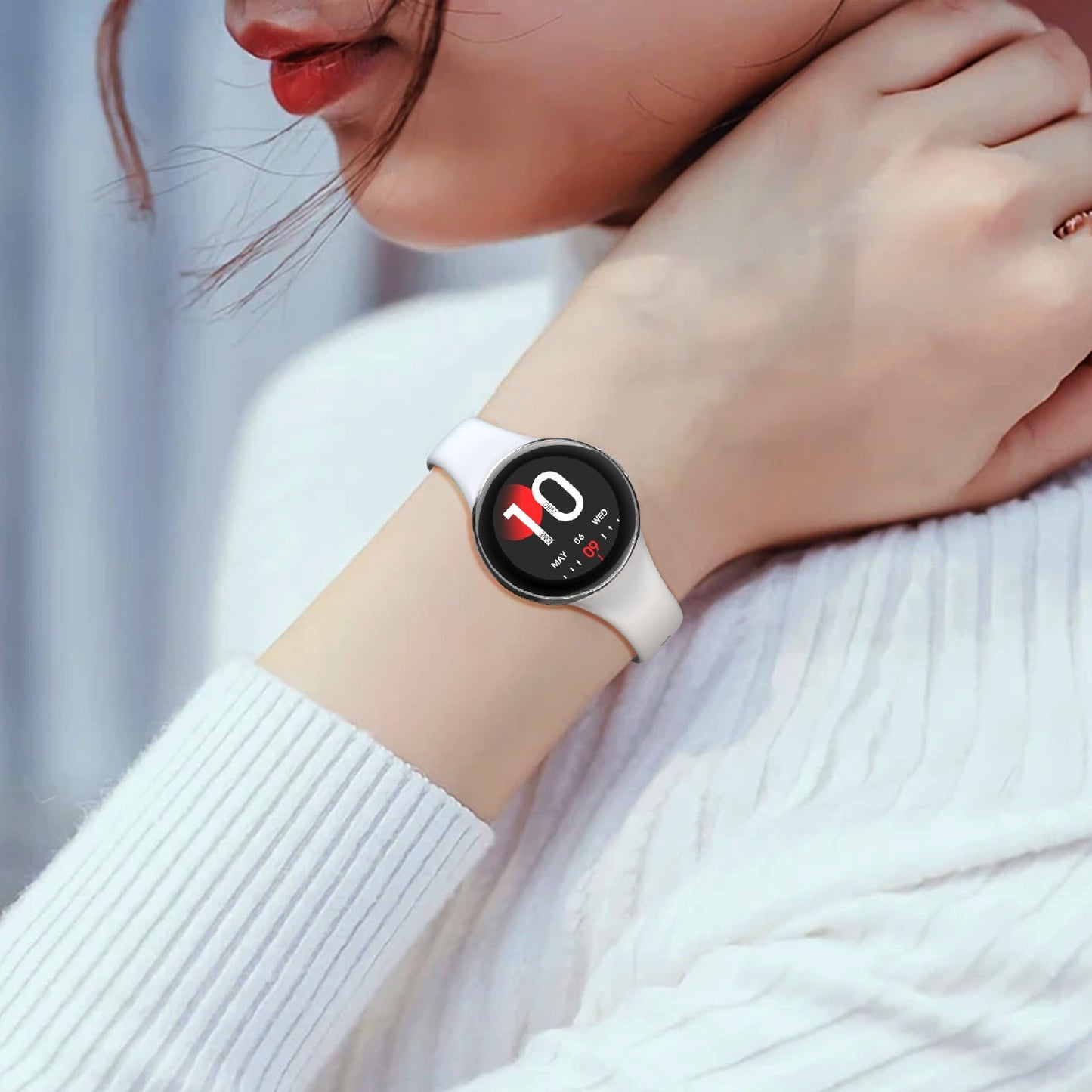 DM75 Anhänger Smartwach FULL HD AMOLED mit Armband und Halskette