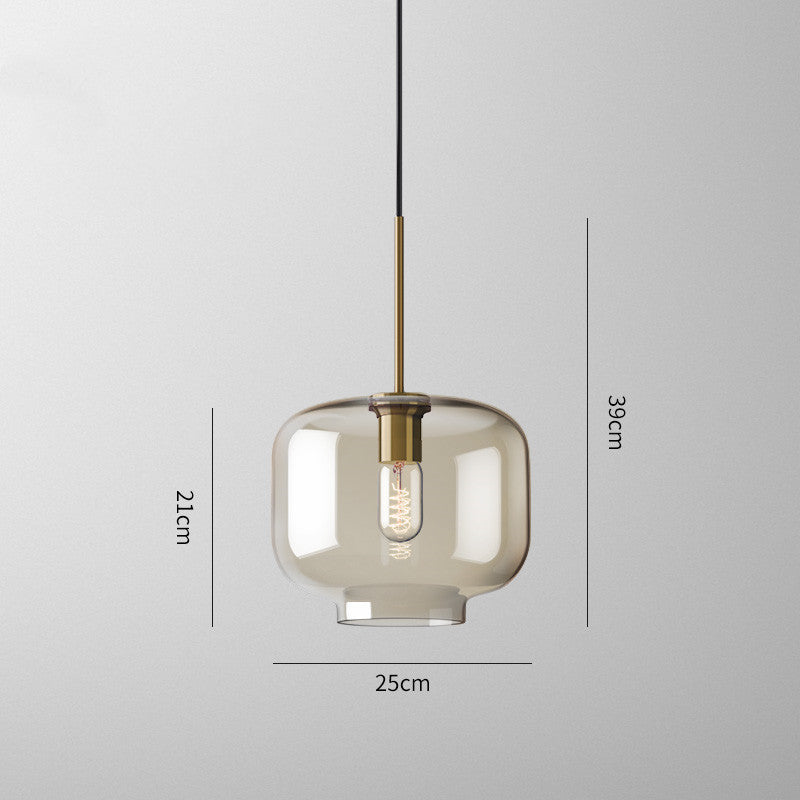 Creative Staircase Cafe Nordic Minimalist Glas Kronleuchter