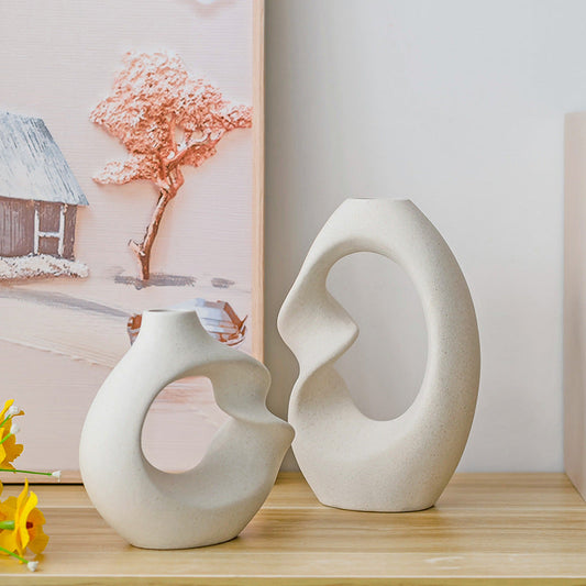 Decorazione in ceramica per vaso domestico