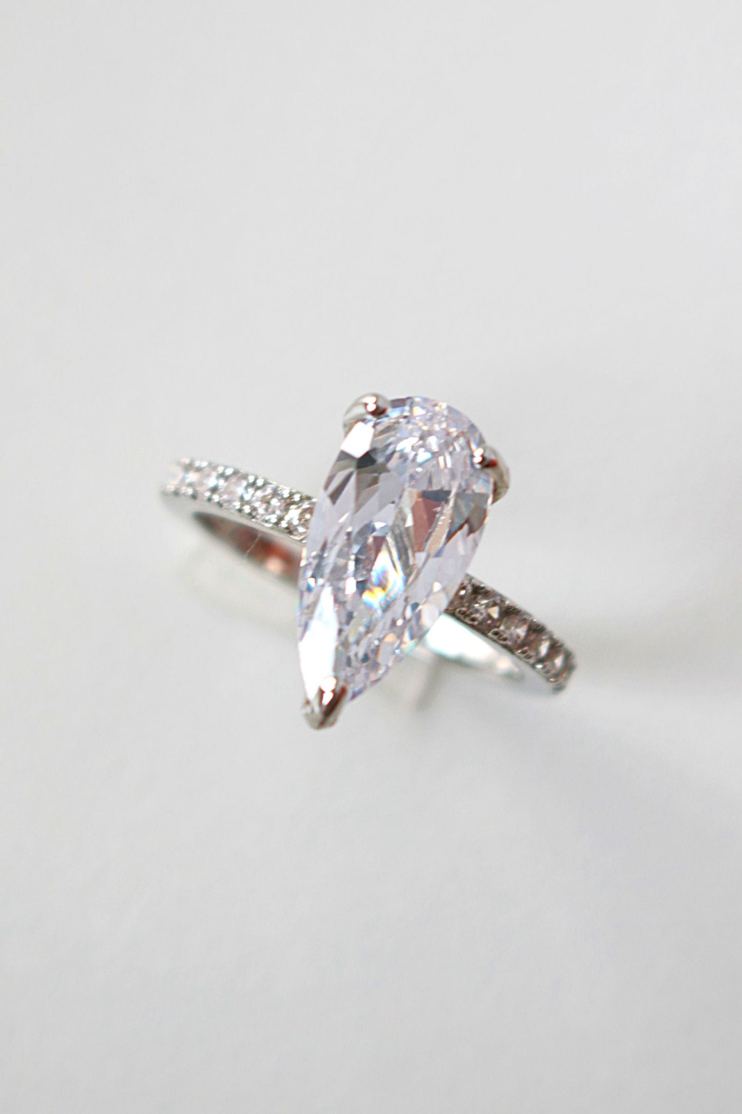 "Royal" | 925 Silber Birnen Cocktail Ring