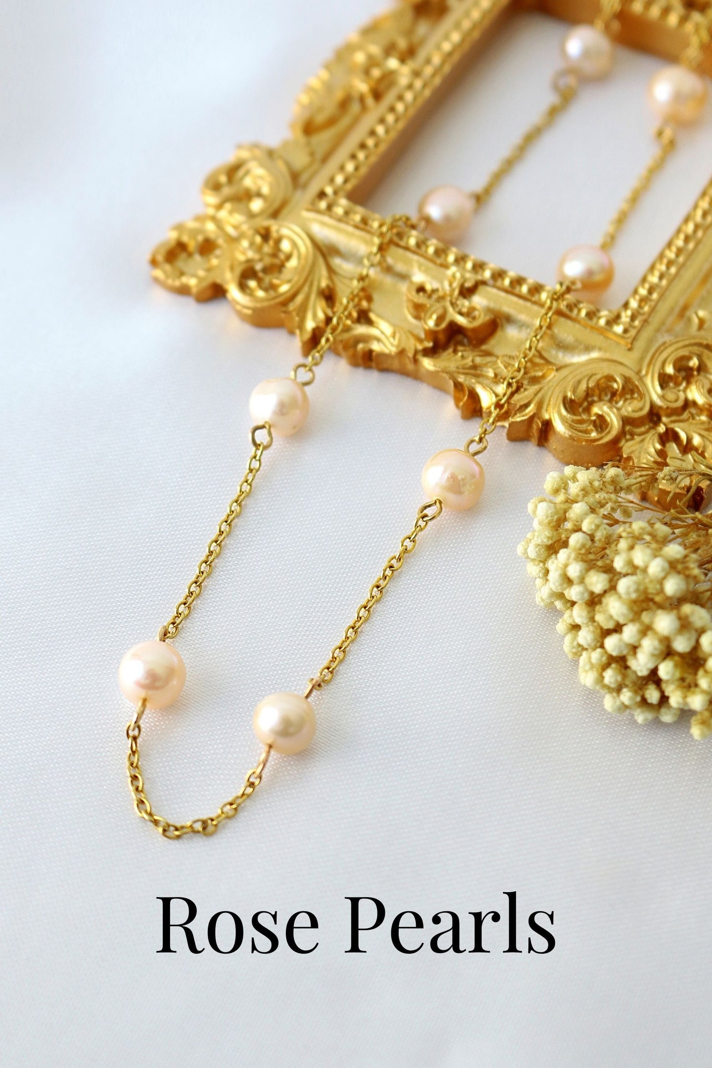 Collana girocollo con perle d'acqua dolce barocche 24K