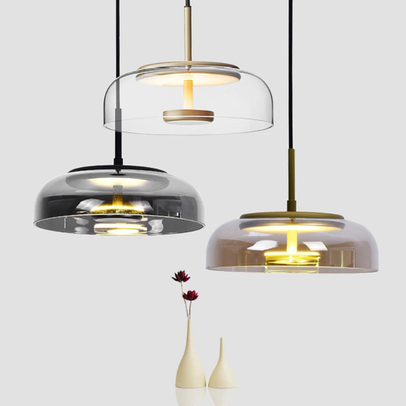 Italienischer minimalistischer Aschenbecher aus Glas für Schlafzimmer und Nachttisch