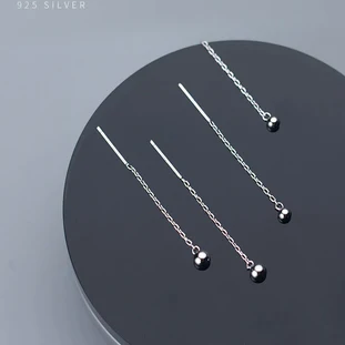 Orecchini pendenti alla moda in argento sterling 925 per donna
