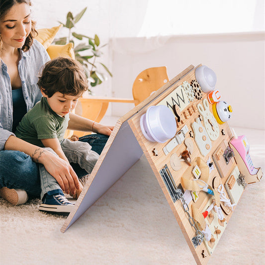 Giocattoli educativi multifunzionali illuminanti Montessori