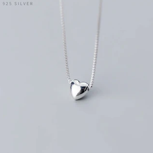 Collana con catena a maglie in argento sterling 925, design alla moda