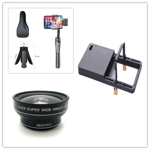 Stabilizzatore cardanico per telefono portatile, treppiede PTZ a 3 assi, anti-vibrazione per vlog su smartphone