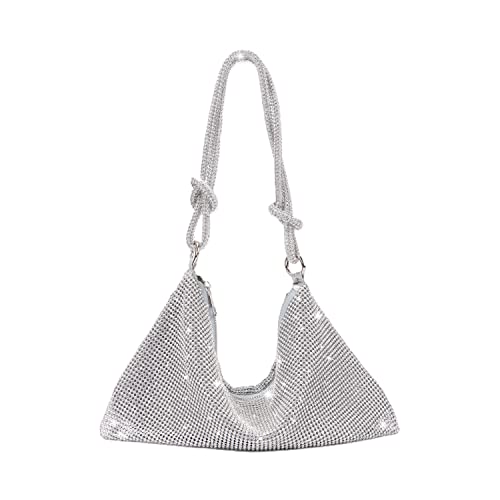 Glitzernde Tasche mit Strasssteinen