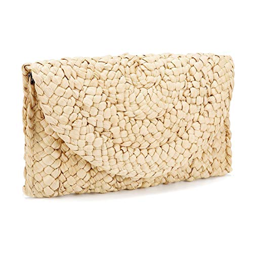 Stroh Clutch Handgewebte Tasche 