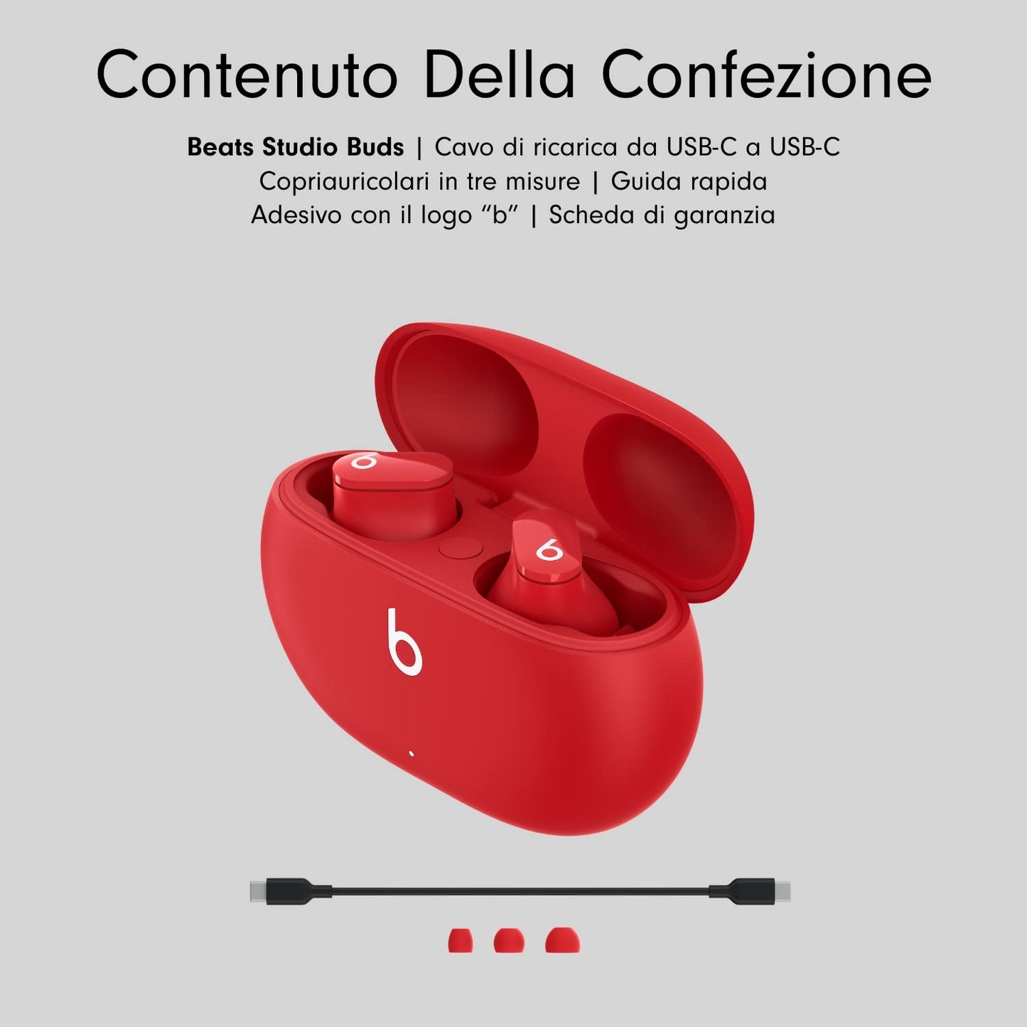 Original Beats Studio Buds - Auricolari senza fili con cancellazione del rumore 