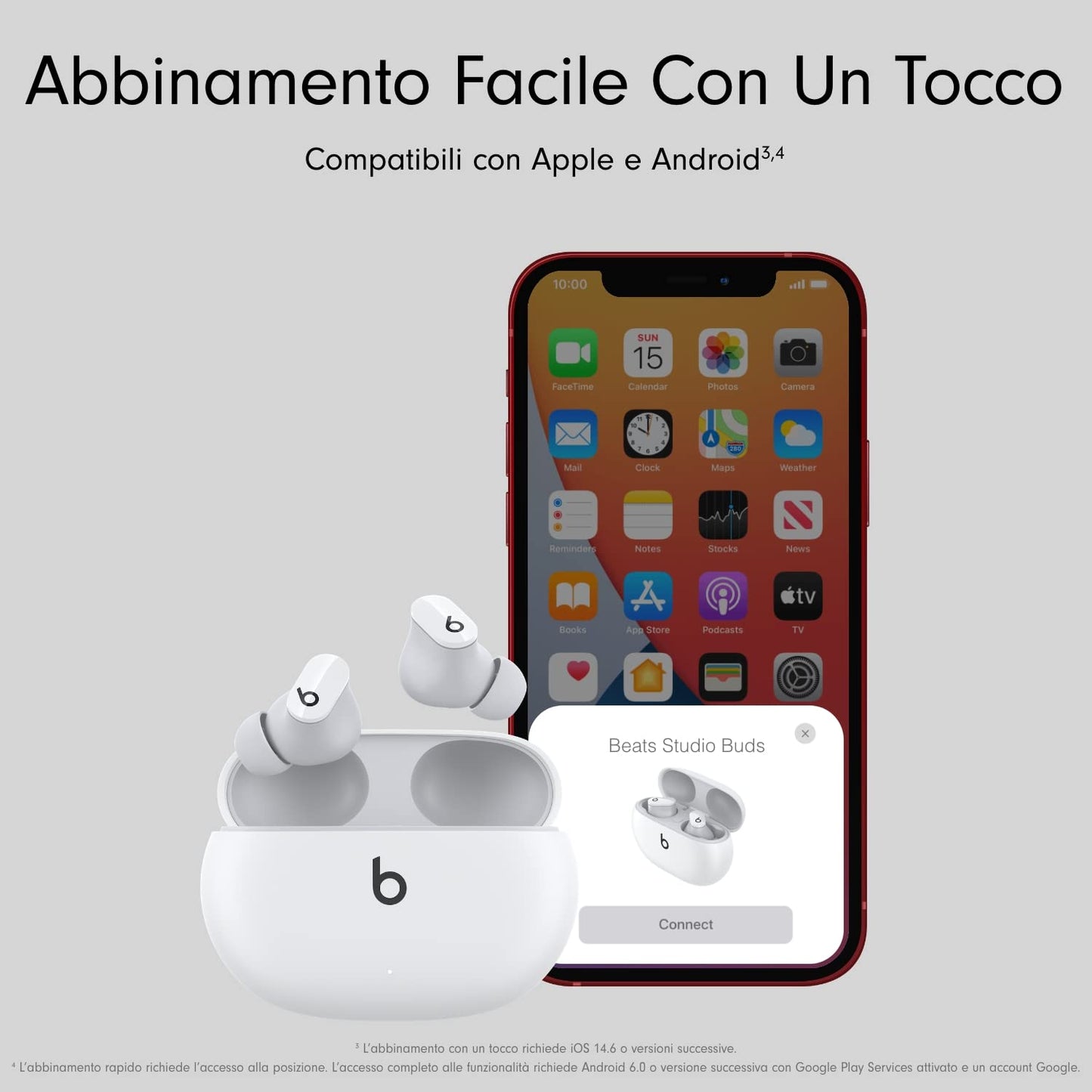 Original Beats Studio Buds - Auricolari senza fili con cancellazione del rumore 