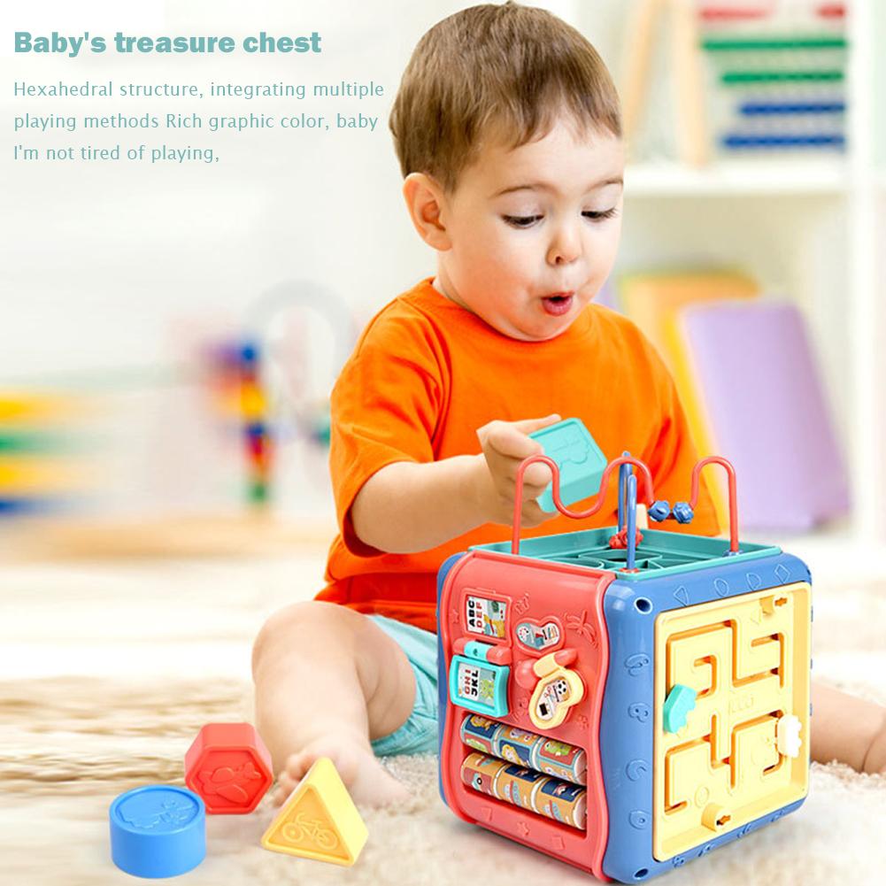 Giocattoli educativi Montessori Baby esaedri 