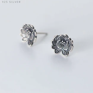 Orecchini da donna classici, squisiti, alla moda, in argento sterling 925, raffinati Brincos