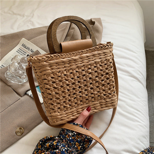 Neue trendige Casual Weaving Handtasche