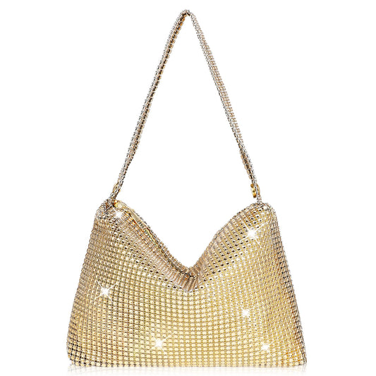 Damen Handtasche mit glitzernden Strasssteinen