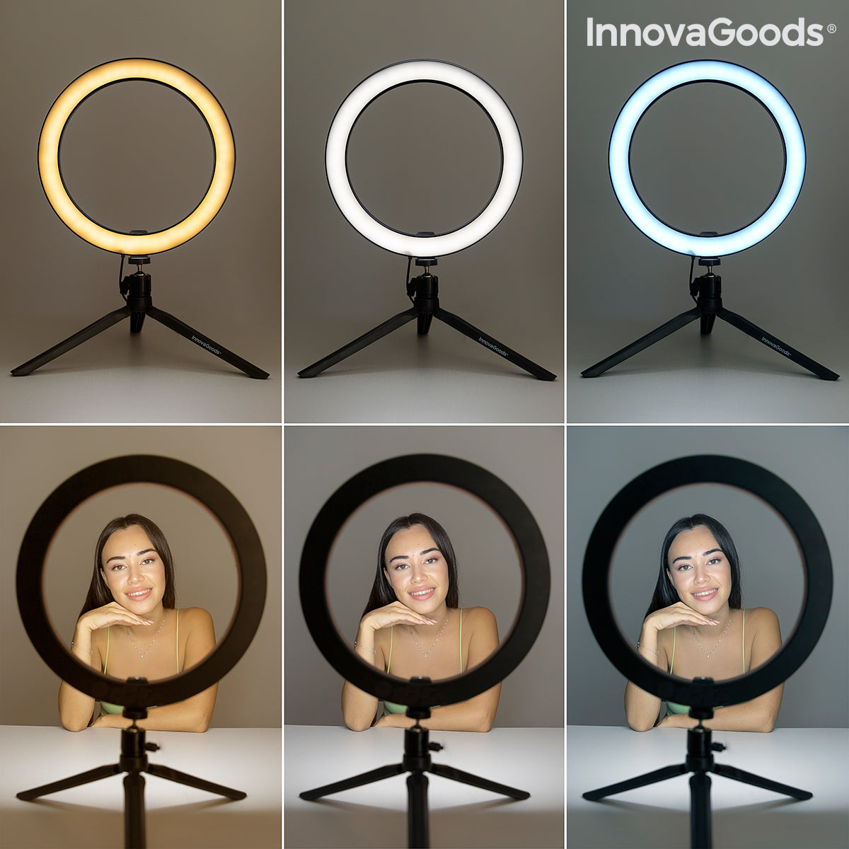 Selfie Ring Light with Tripod and Remote Youaro InnovaGoods