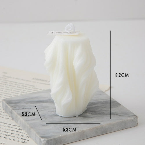 Creative Geometric Wave Scented Candle