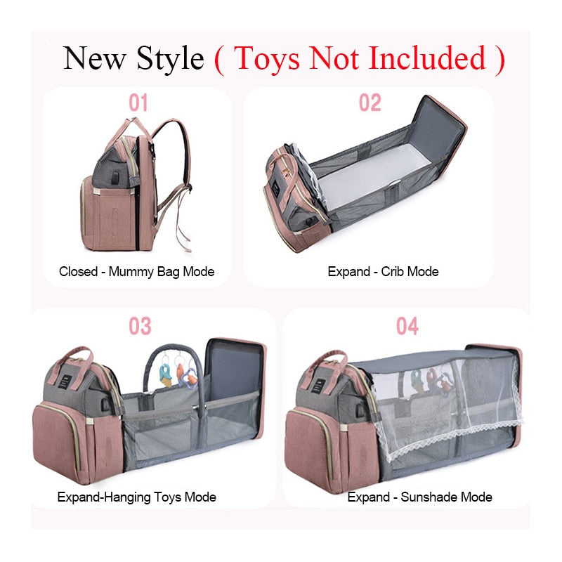 Portable Folding Crib Bed Bag