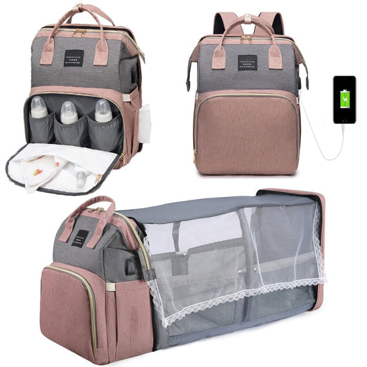 Tragbare, zusammenklappbare Betttasche für Kinderbetten