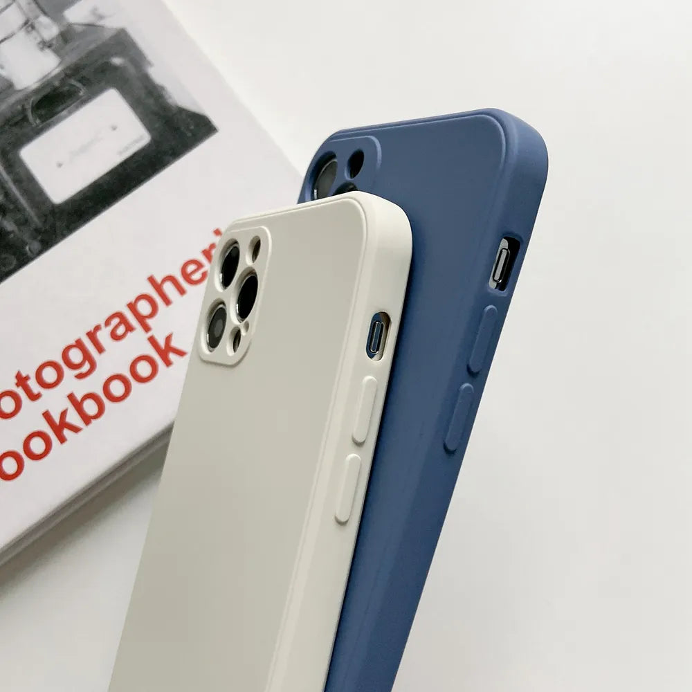 Custodia per telefono in silicone liquido con tracolla, cordino e collana per iPhone 15, 14, 13, 12, MiNi 11 Pro X, XR, XS Max, 7, 8Plus SE