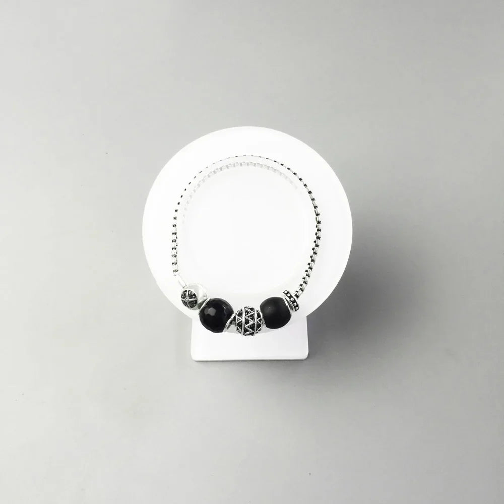Basics Antique Silver Bracelets Karma Jewelry DIY Super Deals Gift Europe Style Accessories