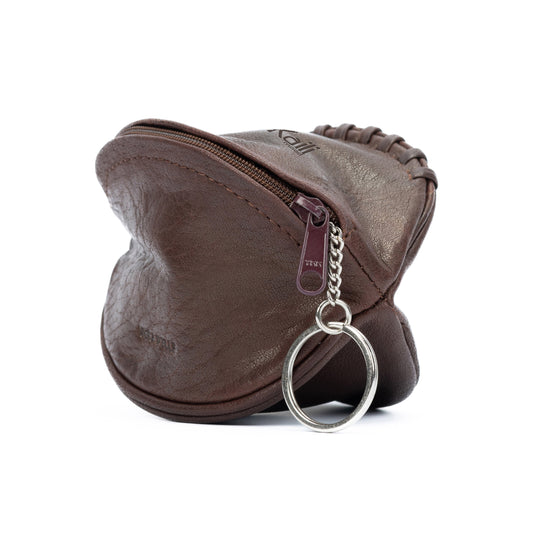 K10655BB| Mini Pochette/Portachiavi in ​​Vera Pelle pieno fiore,