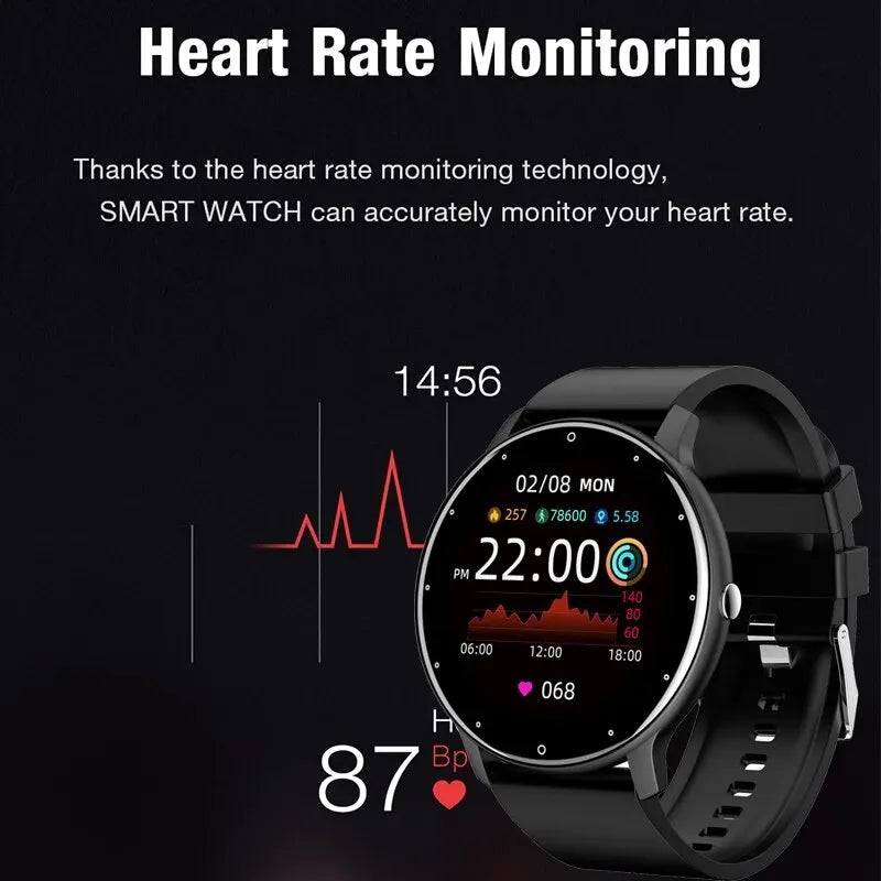 Sport-Smartwatch plus Ohrhörer für Android und iOS