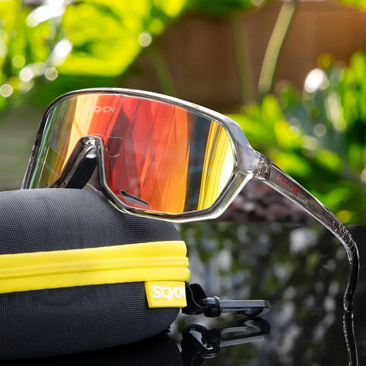 Fahrradbrille, photochrome Sonnenbrille für Herren, Sonne, Mountainbike, Rennrad, Fahrradbrille, Sportbrille, UV400, polarisiert, MTB