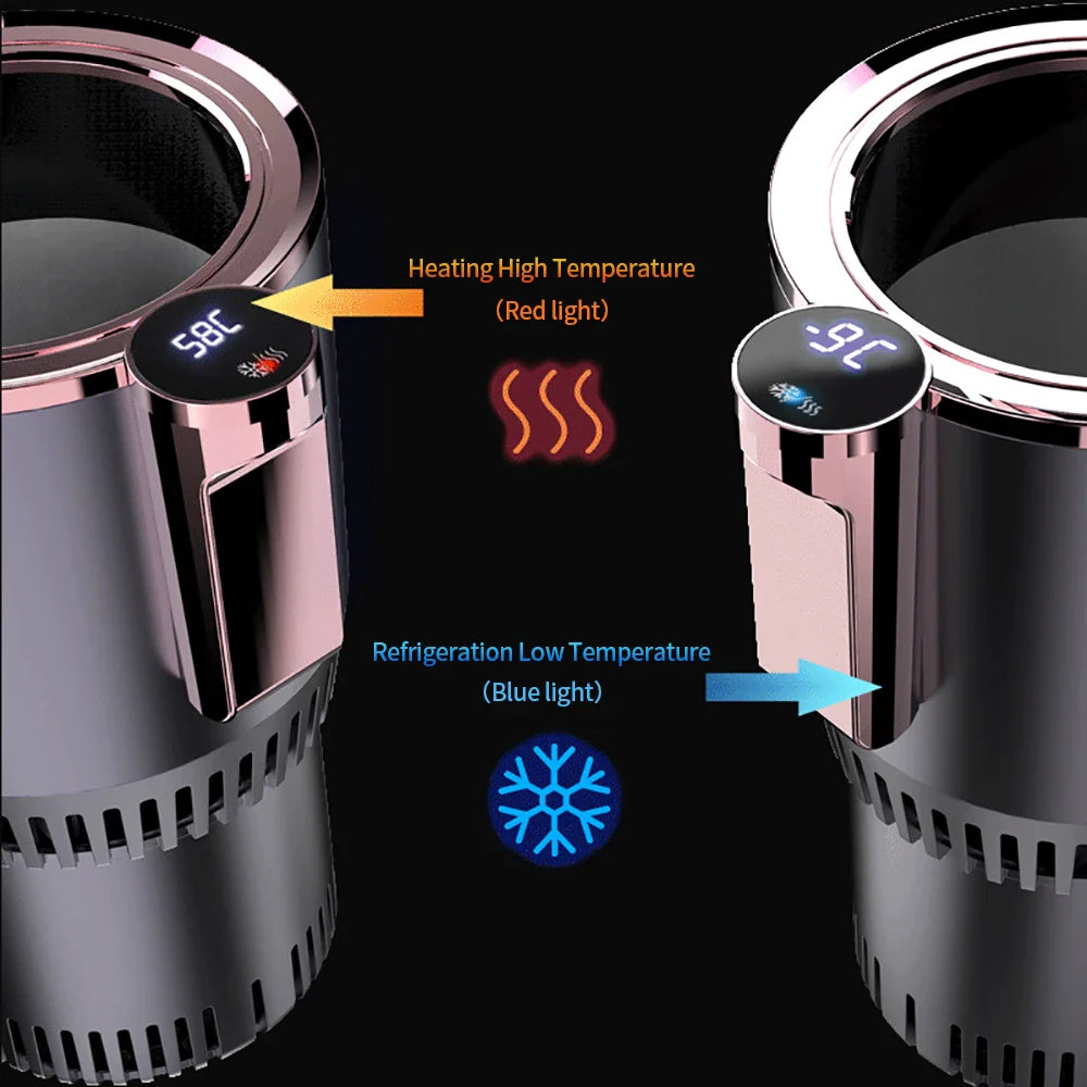 Porta bevande calde e fredde 2 in 1 per auto intelligente