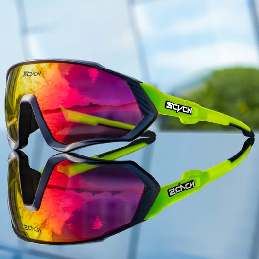 Fahrradbrille UV400 Herren Damen Fahrrad Sportausrüstung Outdoor MTB Radbrille Straßenlauf Fahren Sonnenbrille 1 Linse