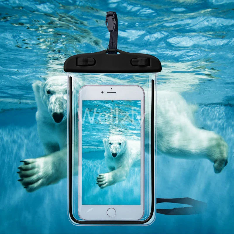 Schwimmtaschen Wasserdichte Telefonhülle Wasserdichte Tasche Handytasche PV-Abdeckung für iPhone 12 Pro