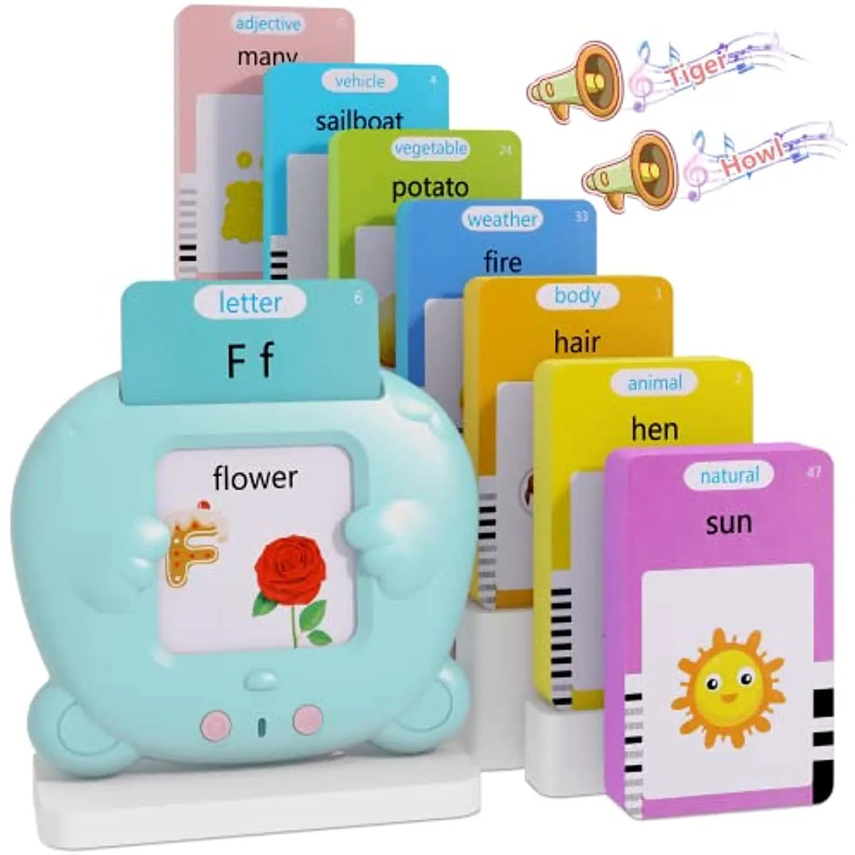 Carte parlanti Montessori, giocattoli educativi
