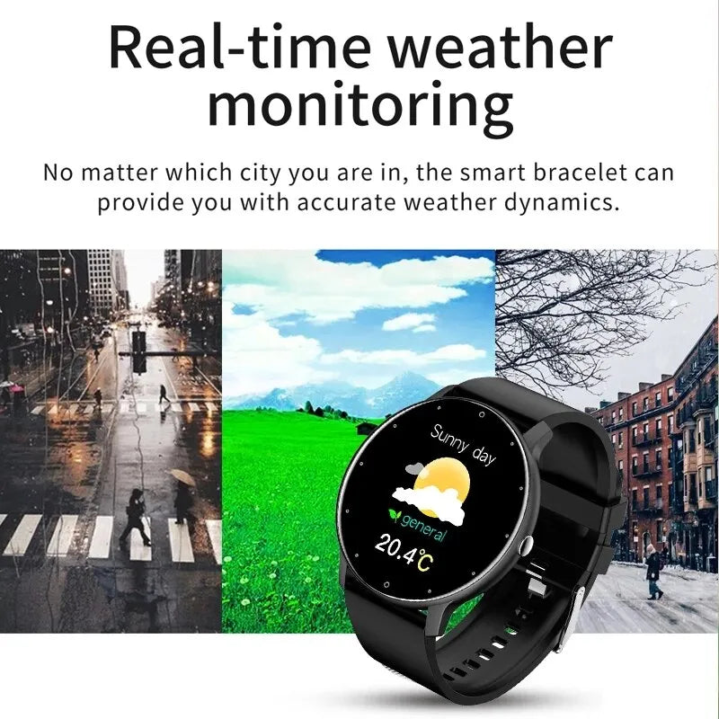 Sport-Smartwatch plus Ohrhörer für Android und iOS