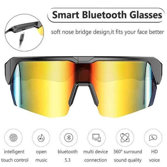 Cycling Bluetooth Smart Headset Sunglasses
