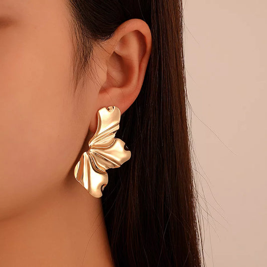 Vintage Geometric Stud Earrings for Women