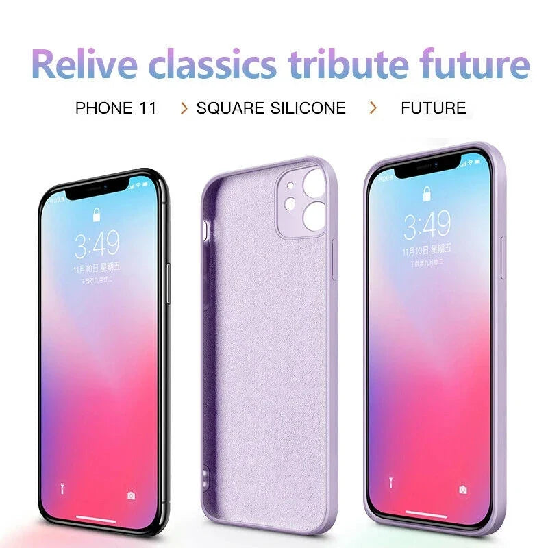 Custodia ufficiale in silicone liquido quadrato per iPhone 13 11 12 Pro Max Mini per iPhone X XS MAX XR 6 6 s 7 8 Plus SE 2020