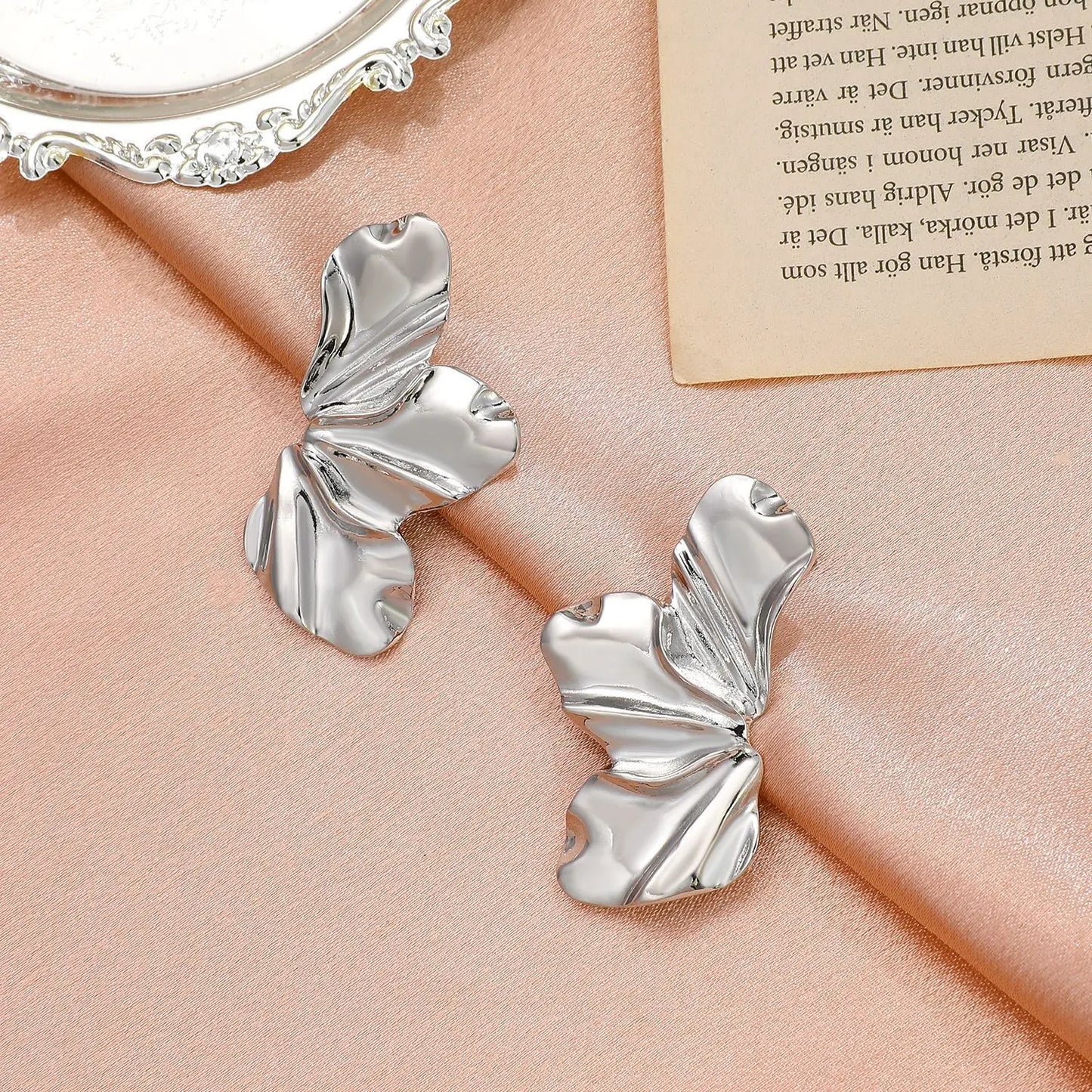 Vintage Geometric Stud Earrings for Women
