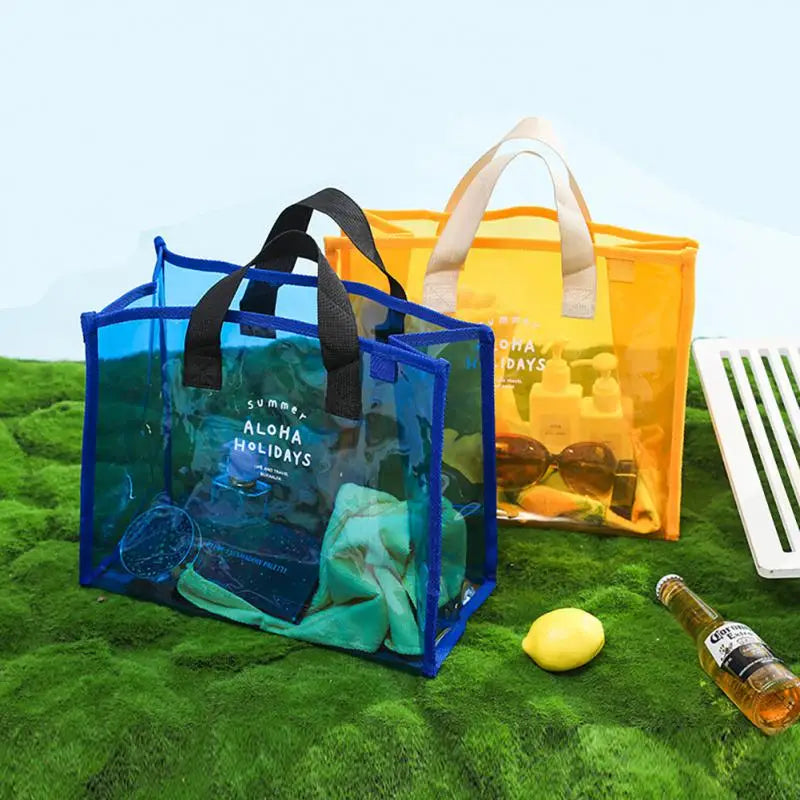 Borsa estiva alla moda in PVC trasparente