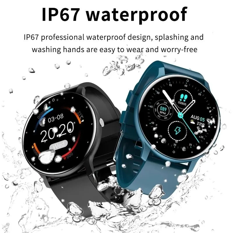 Sport-Smartwatch plus Ohrhörer für Android und iOS