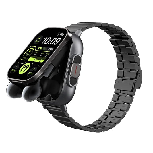 T82 Smart Watch 2 in 1 mit Ohrhörern und 2-Zoll-Touchscreen