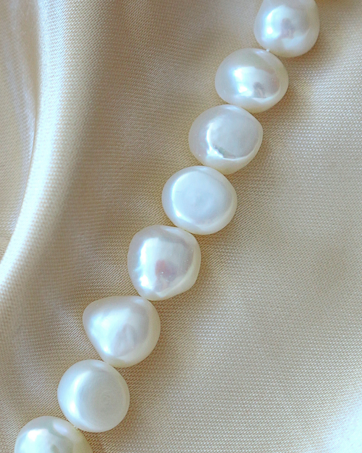Bracciale in argento sterling 925 e perle d'acqua dolce barocche