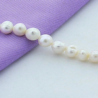 Bracciale con perle bianche naturali da 8 mm, fibbia in argento sterling 925, per donna, ciondolo, gioielli da matrimonio, fidanzamento e festa alla moda