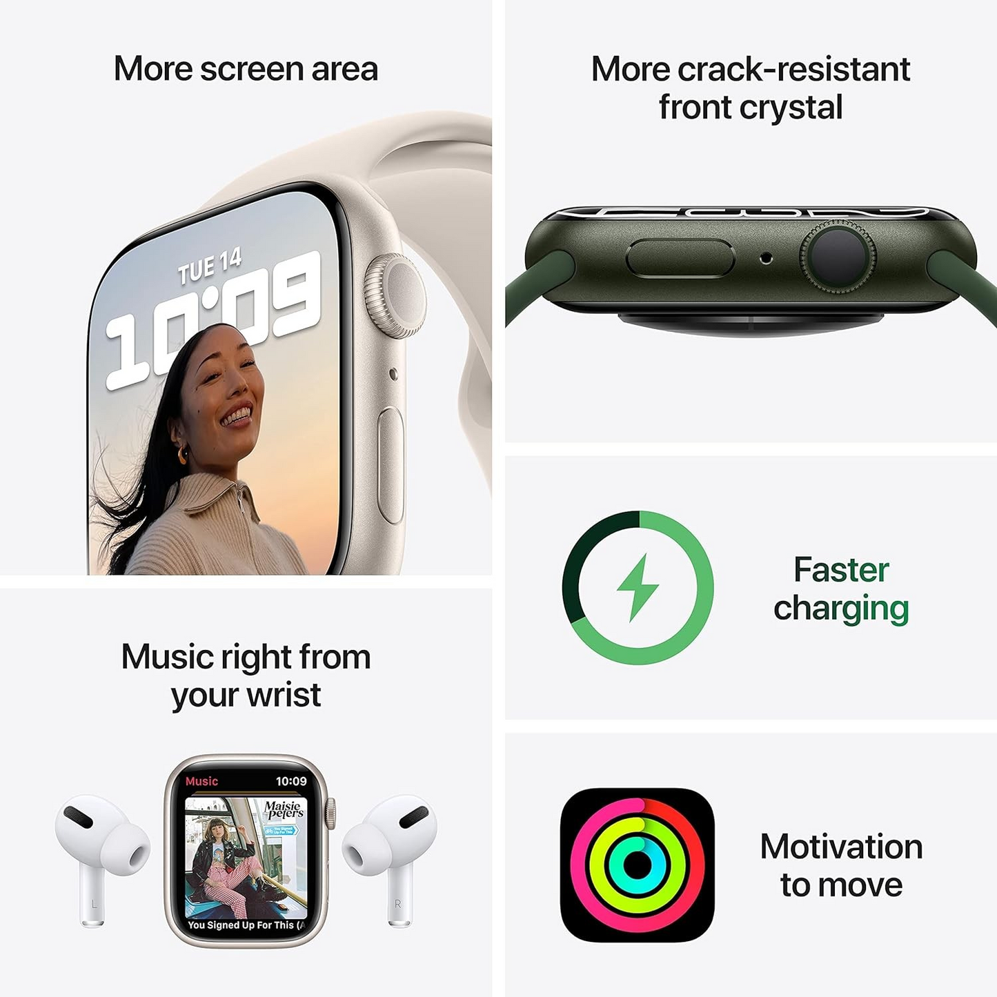 Cinturino sportivo originale Apple Watch Series 9 (GPS, 41-45 mm)